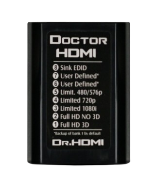Legenda dei banchi del Dr HDMI, da 1 Full HD 3D a 8 Sink EDID