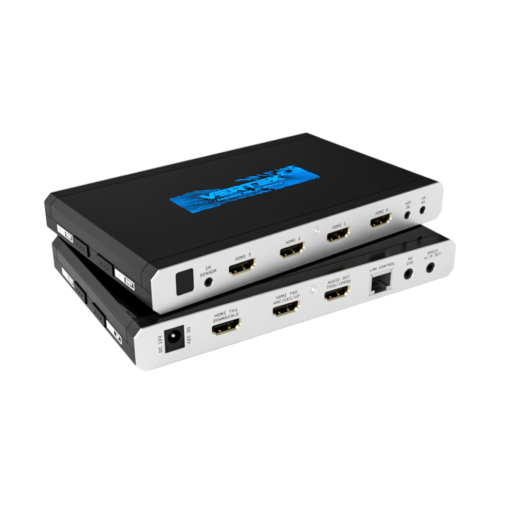 HDfury Vertex 2 — matrice HDMI 4x2, scaler ed estrattore eARC